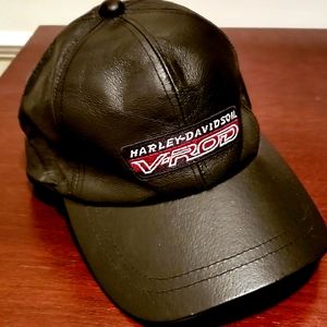 Harley Davidson leather hat